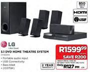 LG 5.1 DVD Home Theatre System-Each