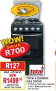 Totai 4 Burner Gas Stove-Each