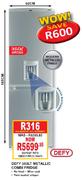 Defy 360LT Metallic Combi Fridge-Each