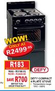 Defy Compact 4 Plate Stove-Each