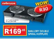  Mellerware Mallory Double Spiral Hotplate-Each