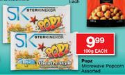 Popz Microwave Popcorn Assorted-100g Each