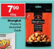 Shanghai Peanuts Assorted-100g Each