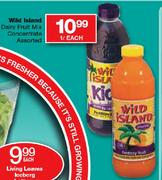 Wild Island Dairy Fruit Mix Concentrate Assorted-1L Each 
