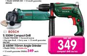 Bosch 500W Compact Drill - Each