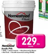Homestead Acrylic PVA-20Ltr Each