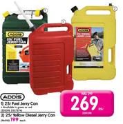 Addis 25L Fuel Jerry Can-25Ltr Each