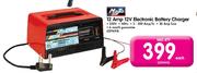 Moto 12 Amp 12V Electronic Battery Charger - Each