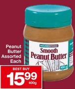 House Brand Peanut Butter Assorted-400g