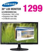 Samsung 20" LED Monitor (LS20B300BS/XA)-Each