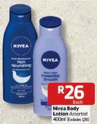 Nivea Body Lotion - 400ml Each