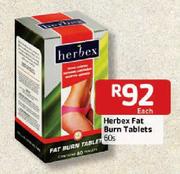 Herbex Fat Burn Tablets-60's