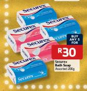 Securex Bath Soap Assorted-5x200g