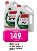 Castrol 5L GTX Motor Oil 20W-50 Multigrade