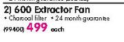 Kelvinator 600 Extractor Fan-Each