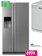 Samsung 660Ltr Side-By-Side Fridge/Freezer(RSA1DTPE/DTMG)-Each