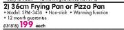 Sunbeam 36cm Frying Pan Or Pizza Pan(SPM-3436)-Each
