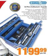Worksman 62 Piece Enthusiast's Tool Kit(WTK062)