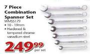 Worksman 7 Piece Combination Spanner Set(WMSS179)-Per Set