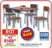 Anne 5 Piece Dinette Set
