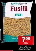 Pasta Shapes Assorted, Each-500g