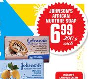 Johnson's African Nurture Soap-200g Each