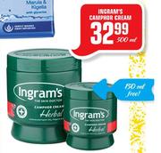 Ingram's Camphor Cream-500ml