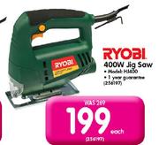 Ryobi 400W Jig Saw-Each