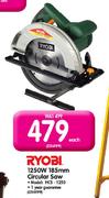 Ryobi 1250W 185mm Circular Saw (HCS-1250)-Each