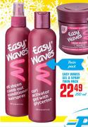 Easy Waves Gel & Spray Twin Pack-250ml