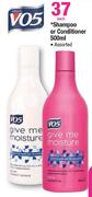 VO5 Shampoo or Conditioner-500ml Each