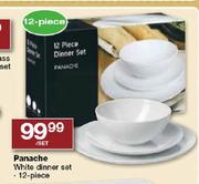 Panache White Dinner Set-Per Set