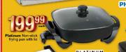 Platinum Non-Stick Frying Pan WIth Lid-Each