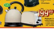 Platinum Cream Classic Kettle/Toaster-Each