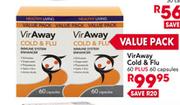 VirAway Cold & Flu-60 Plus 60 Capsules