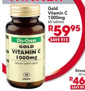 Gold Vitamin C 1000mg-60 Tablets