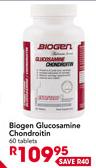 Biogen Glucosamine Chondroitin-60 Tablets