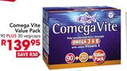 Comega Vite Value Pack-90 Plus 30 Plus 30 Vegcaps