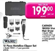 Wahl 13 Piece Metallica Clipper Set (79305)-Per Set