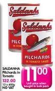 Saldanha Pilchards In Tomato-400gm Each