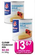 Clover Condensed Milk-385gm Each