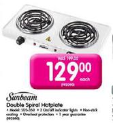 Sunbeam Double Spiral Hotplate (SDS-350)-Each