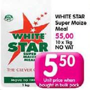White Star Super Maize Meal-1kg Each