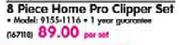 WAHL 8 Piece Home Pro Clipper Set(9155-1116)-Per Set