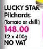 Lucky Star Pilchards 12x400gm NO VAT
