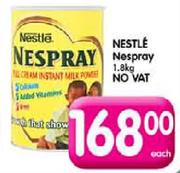 Nestle Nespray-1.8Kg NO VAT Each