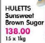 Huletts Sunsweet Brown Sugar-15x1Kg