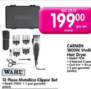 Wahl Metallica Clipper Set-13 Piece Per Set(79305)