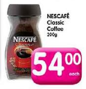 Nescafe Classic Coffee-200gm Each