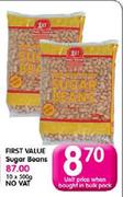 First Value Sugar Beans-500gm Each